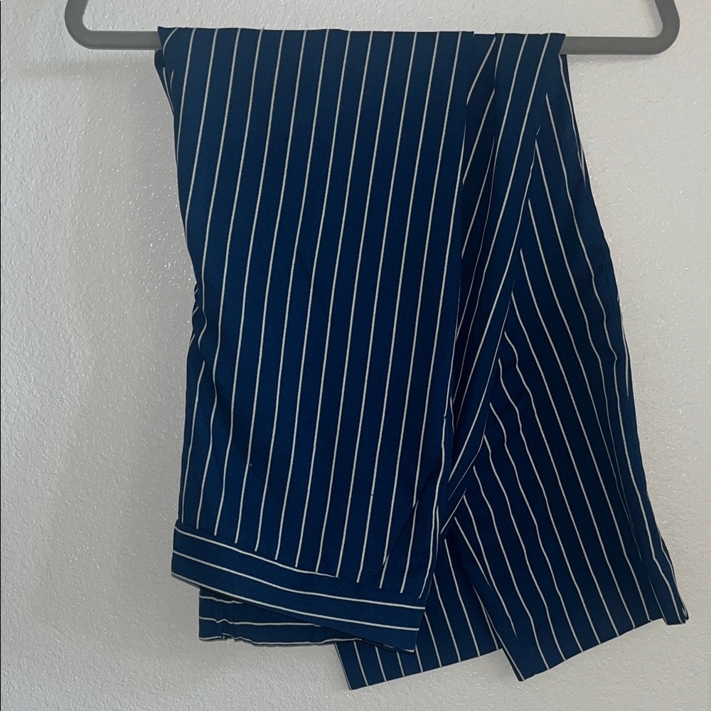 Banana Republic Blue Striped Trousers